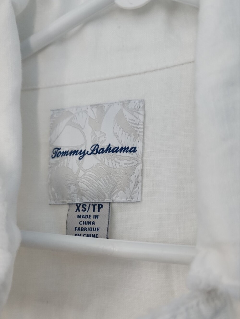 Tommy Bahama White Denim Jean Jacket - Picture 2 of 7